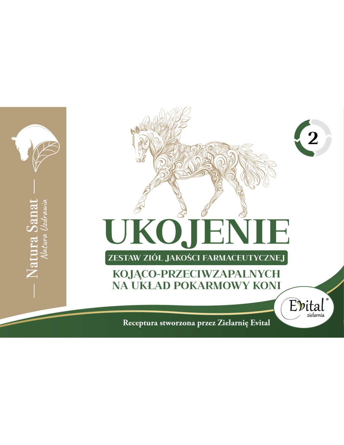 UKOJENIE zestaw ziół dla koni - 500g - Natura Sanat